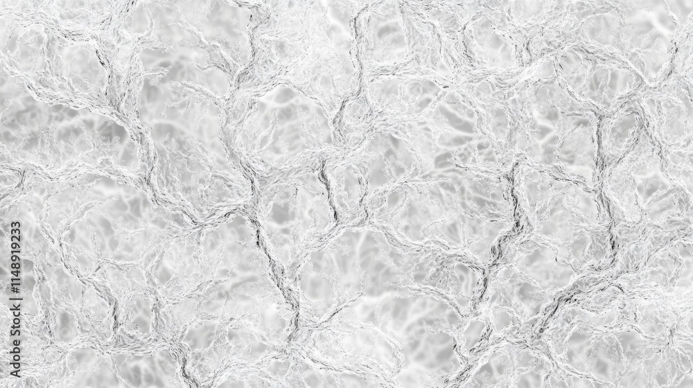 Abstract White Intertwined Branching Patterns Abstract White Intertwined Branching Patterns