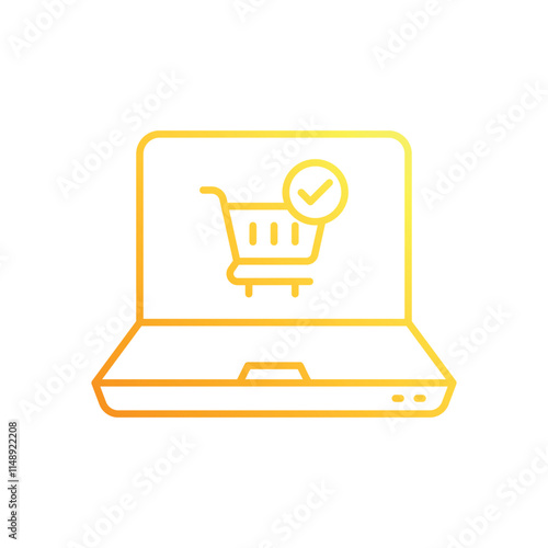 Order confirmation vector icon