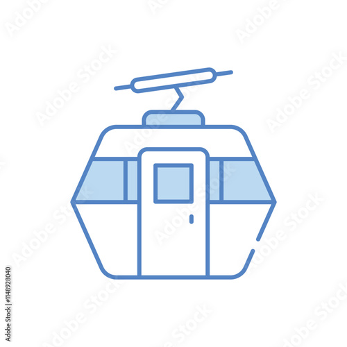 Cable Car vector icon