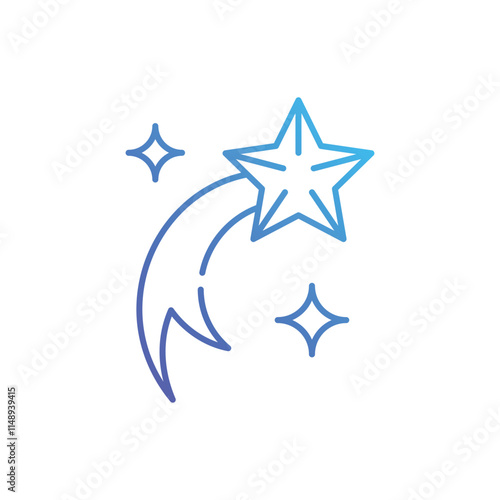 Star of Bethlehem vector icon