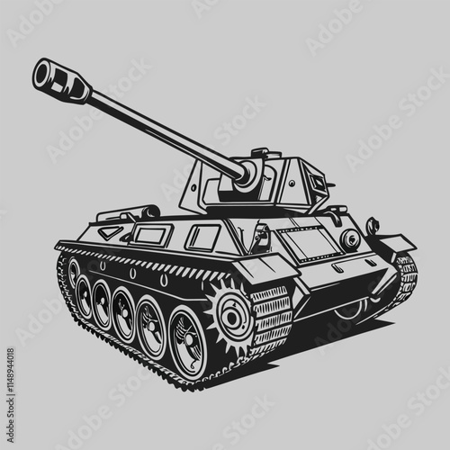 Military Artilary howize line art silhouette vector design art and illustration