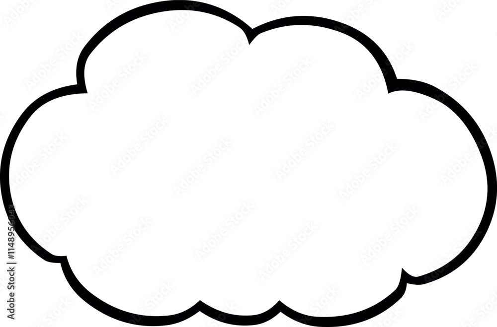 vector illustration drawing icon cloud sky shape, sketch draw in black and white color vector illustration drawing icon cloud sky shape, sketch draw in black and white color