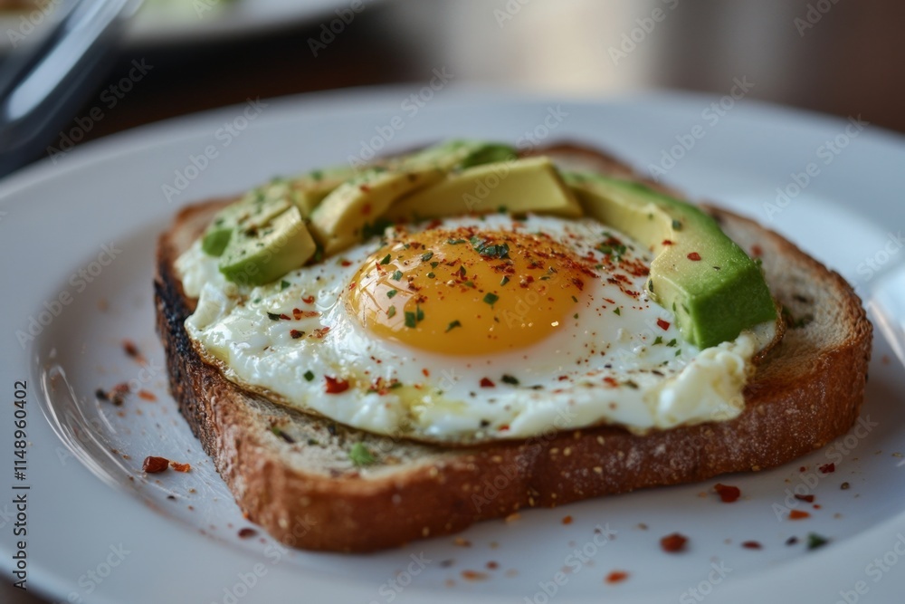 Avocado Toast with Fried Egg - A Perfect Breakfast Avocado Toast with Fried Egg - A Perfect Breakfast