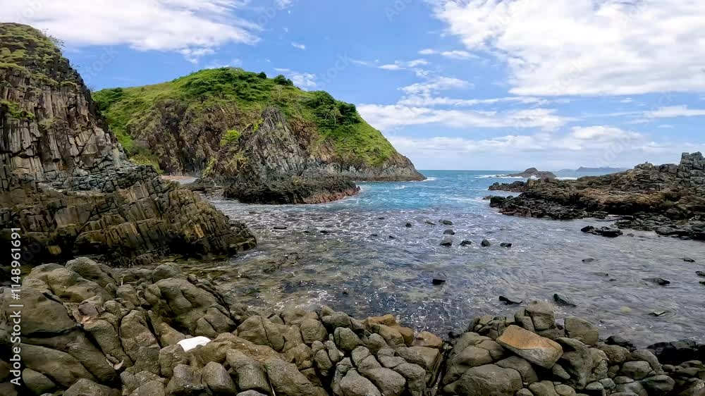 Beach and rocks, Lombok Semeti Beach, Indonesia Beach and rocks, Lombok Semeti Beach, Indonesia