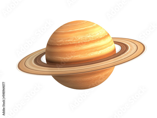 Isolated Saturn Planet with Rings