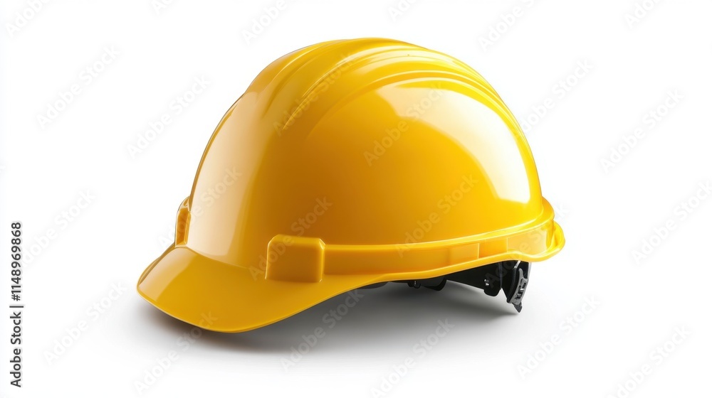 Fototapeta premium Yellow Hard Hat Safety Helmet 