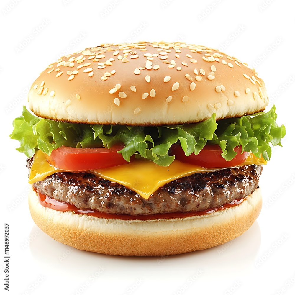 burger isolated on white background burger isolated on white background