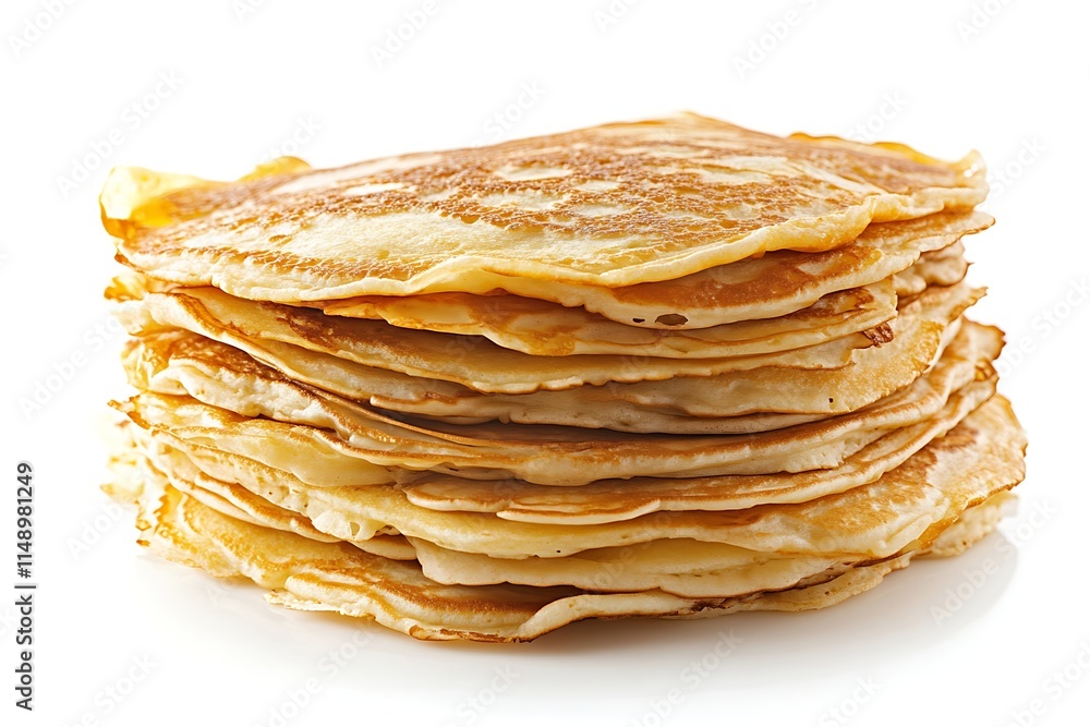 stack of pancakes isolated on white background stack of pancakes isolated on white background