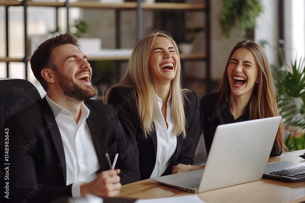 Creative Young Professionals Enjoying Teamwork, 創造的な若手プロフェッショナルたちによる楽しいチームワーク.Generative AI Creative Young Professionals Enjoying Teamwork, 創造的な若手プロフェッショナルたちによる楽しいチームワーク.Generative AI