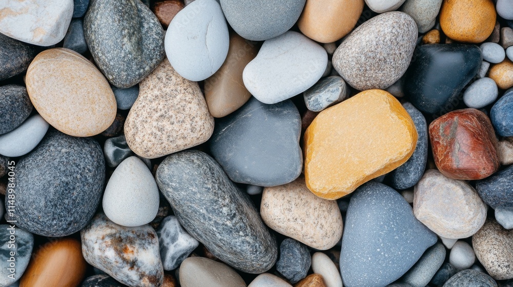 Smooth gray and tan stones natural background Smooth gray and tan stones natural background