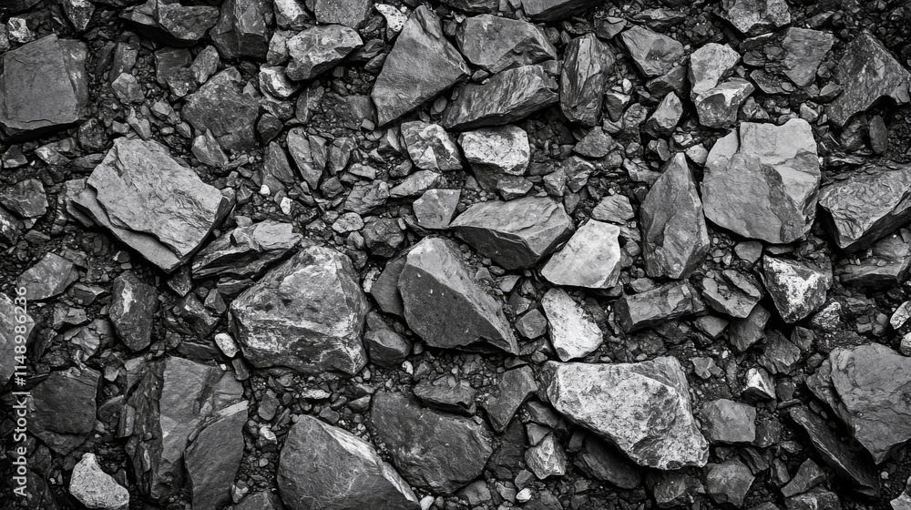 A Collection Of Dark Grey And Black Rocks A Collection Of Dark Grey And Black Rocks