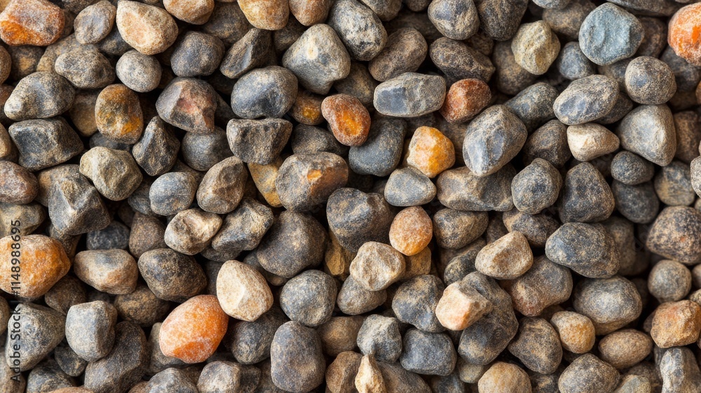 A Collection Of Small Brown And Gray Stones A Collection Of Small Brown And Gray Stones