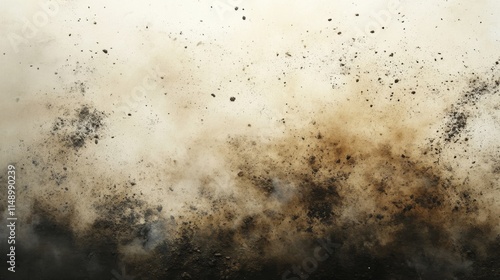 Brown Dust Explosion Abstract Background Texture