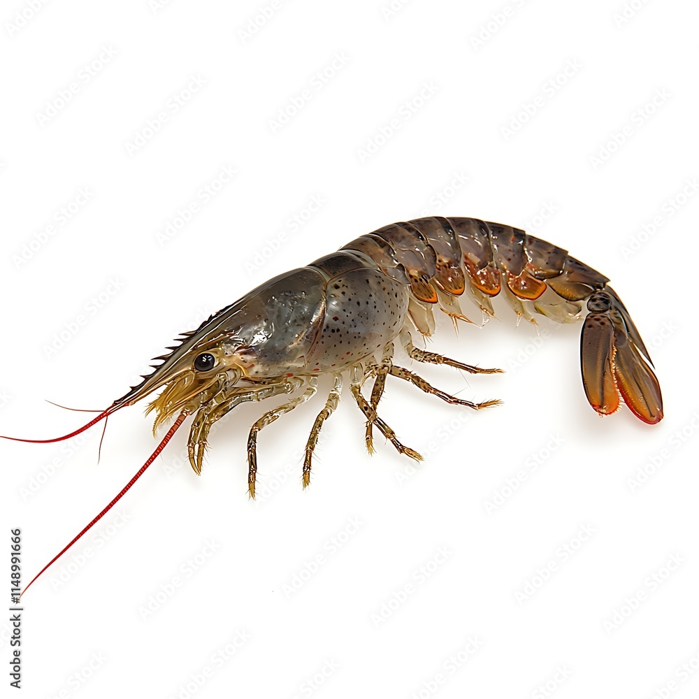 shrimp isolated on white background shrimp isolated on white background
