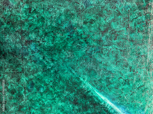 Unique textured green surface with swirls creating a captivating visual interest photo