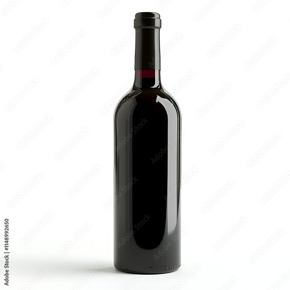 wine bottle isolated on white background wine bottle isolated on white background