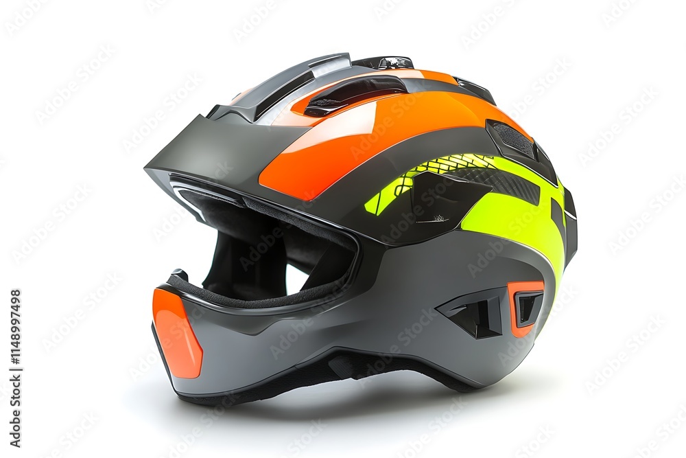 Fototapeta premium safety helmet isolated on white background 