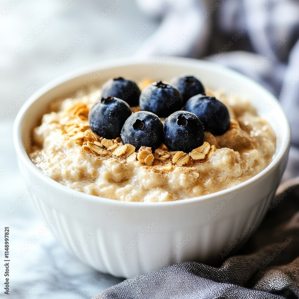 Oatmeal with Blueberries Oatmeal with Blueberries