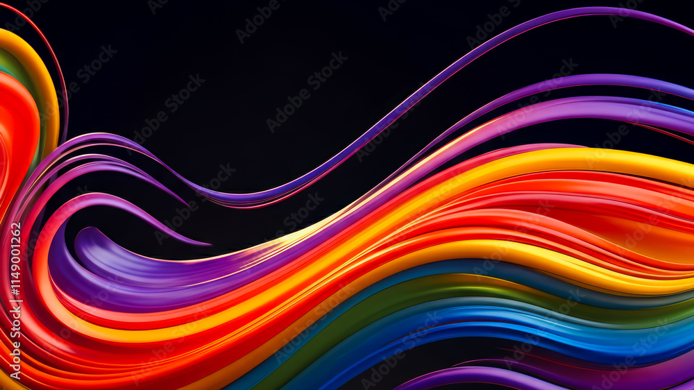 abstract colorful wave background abstract colorful wave background