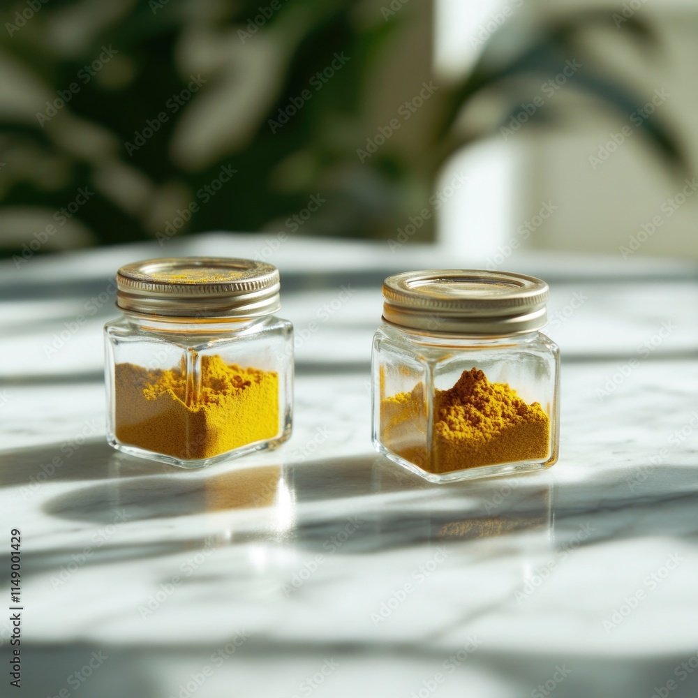 Spices on Table