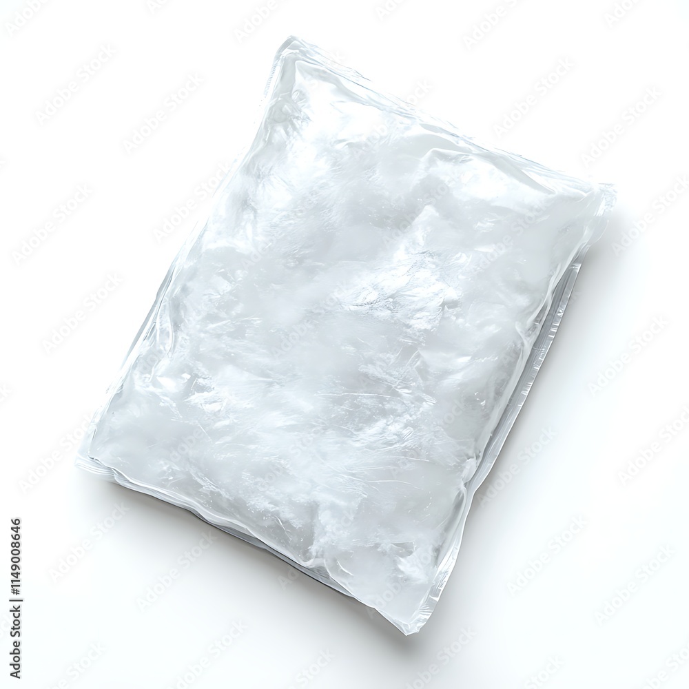 Fototapeta premium ice pack isolated on white background 