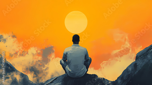 Slate stalwart. Stalwart. Illustration