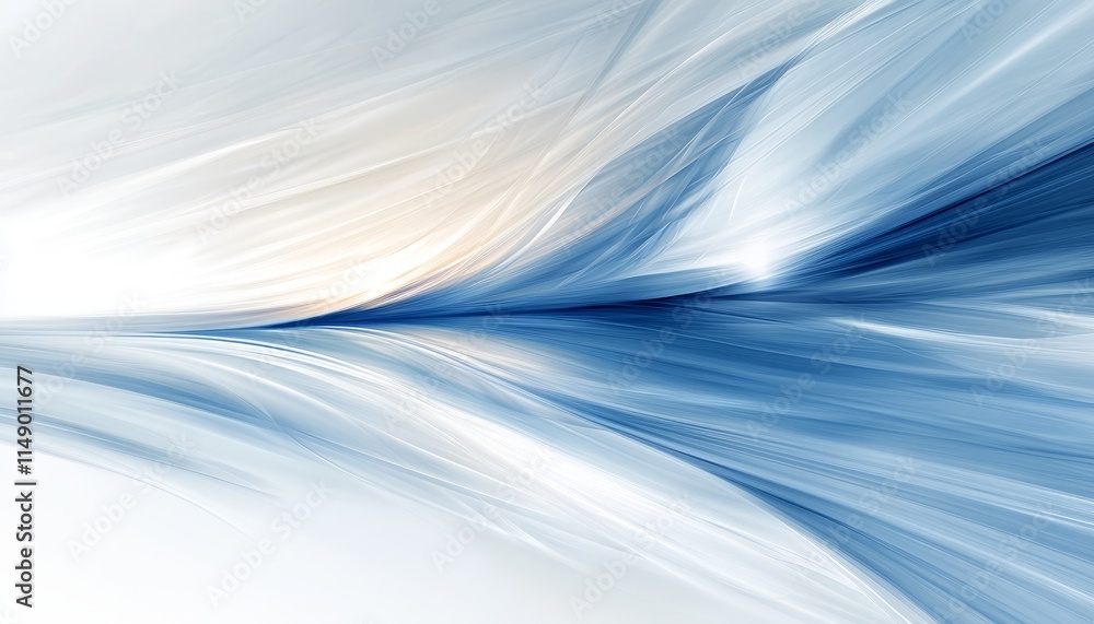 Abstract Blue and White Swirling Light Design Abstract Blue and White Swirling Light Design