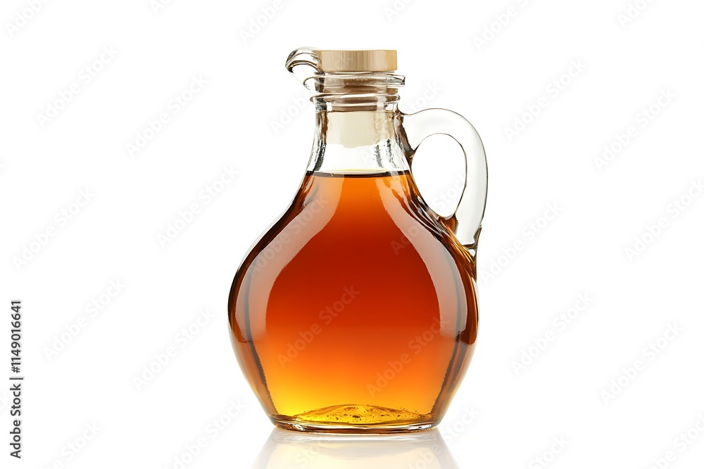 maple syrup bottle isolated on white background maple syrup bottle isolated on white background