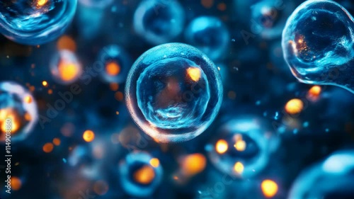 Wallpaper Mural Embryonic stem cell, abstract medical illustration, Repairing damaged cells by reducing inflammation and modulating the immune system. Stem cell therapy Torontodigital.ca