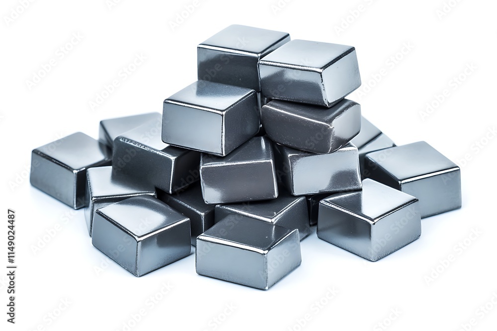magnetic building tiles isolated on white background magnetic building tiles isolated on white background