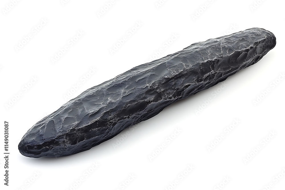 Fototapeta premium comet model isolated on white background 