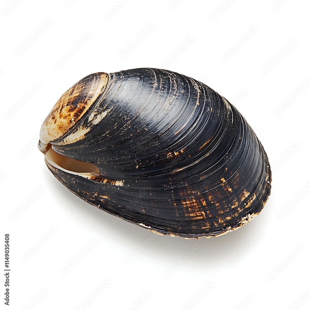 clam shell isolated on white background 