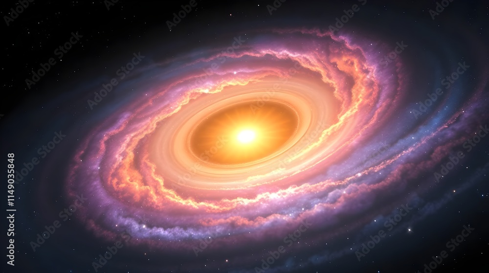 cosmic blur with vibrant spiral galaxy for use in digital astronomy illustrations cosmic blur with vibrant spiral galaxy for use in digital astronomy illustrations