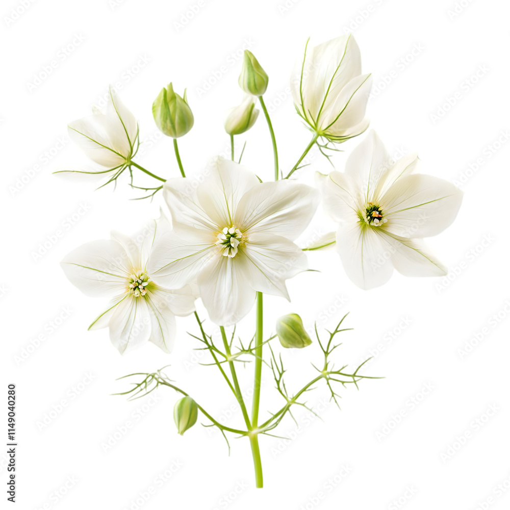 Obraz premium Elegant White Flowers Bouquet Blooming Spring Nature Photography Floral Design