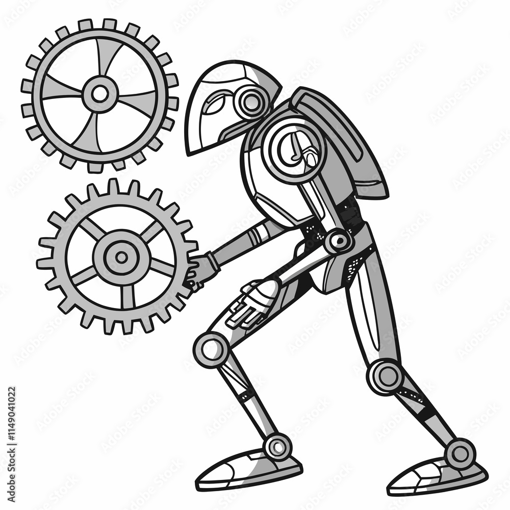 mechanical robot mechanical robot