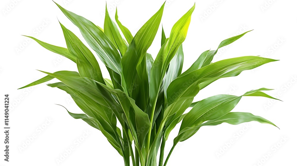 Obraz premium corn plant isolated on white background