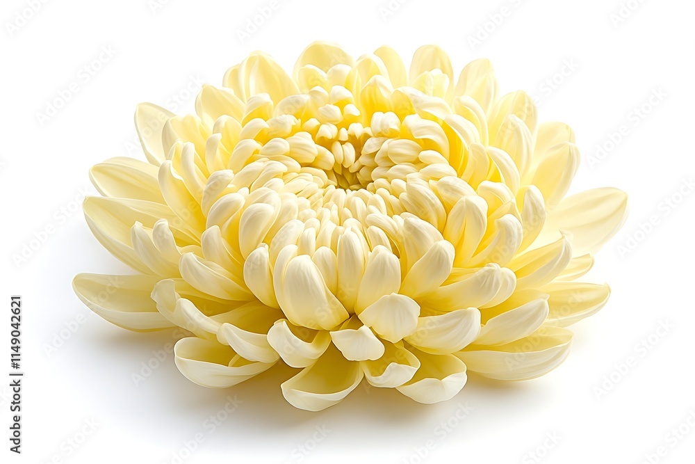 chrysanthemum flower isolated on white background chrysanthemum flower isolated on white background