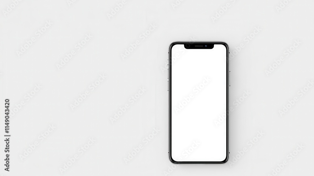 A close-up shot of a hand holding a blank smartphone mockup, mockup, internet A close-up shot of a hand holding a blank smartphone mockup, mockup, internet