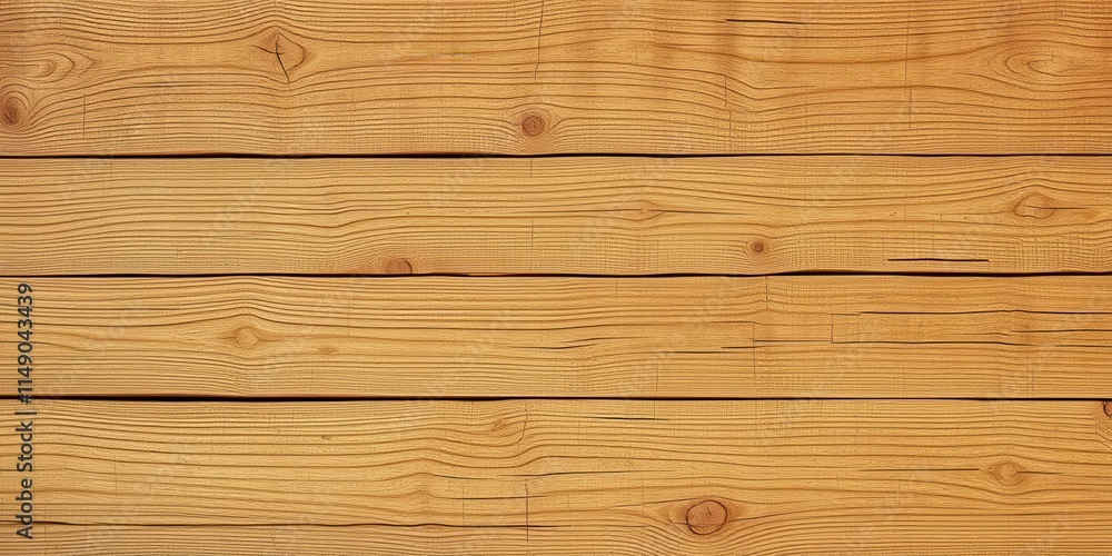Fototapeta premium A close-up shot of weathered, rustic wood planks with visible grain and knots, weather-beaten, wood, plank