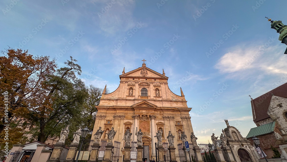 Krakow Old Town St. Mary's Basilica Main Market Square St Florians gate and Barbakan Royal Castle St. Joseph's Church Krakow Old Town St. Mary's Basilica Main Market Square St Florians gate and Barbakan Royal Castle St. Joseph's Church