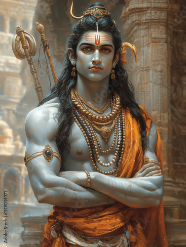 Shiva Loka Hindu Lord God photo