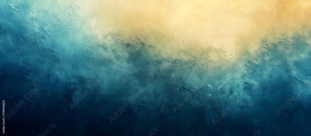 Fototapeta premium Abstract Textured Blue and Yellow Background