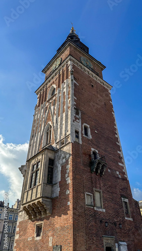 Krakow Old Town St. Mary's Basilica Main Market Square St Florians gate and Barbakan Royal Castle St. Joseph's Church photo