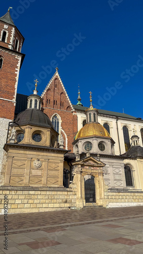 Krakow Old Town St. Mary's Basilica Main Market Square St Florians gate and Barbakan Royal Castle St. Joseph's Church photo