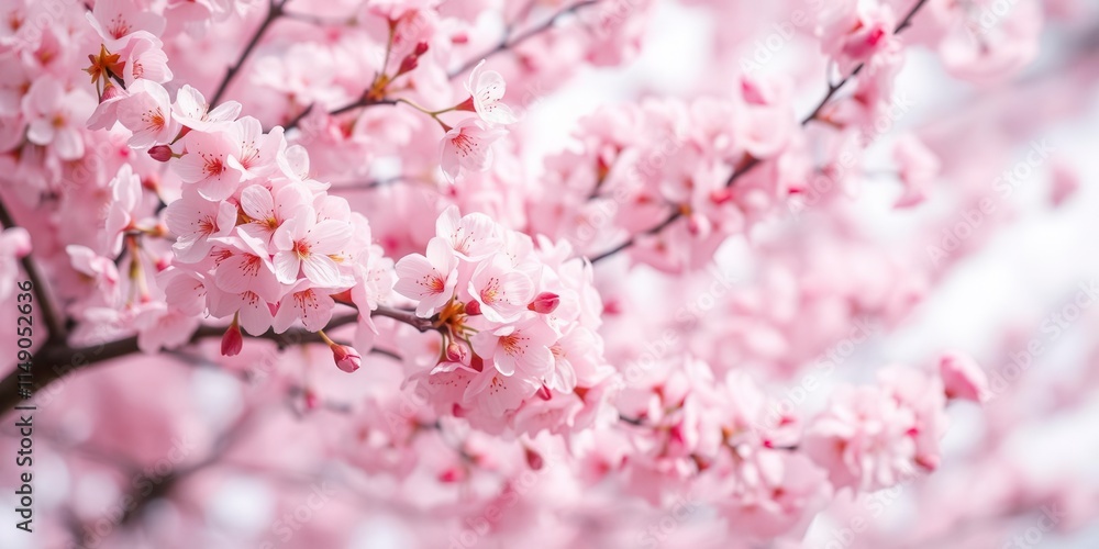 Pink sakura petals gently falling in a dreamy background, pink, sakura, soft Pink sakura petals gently falling in a dreamy background, pink, sakura, soft