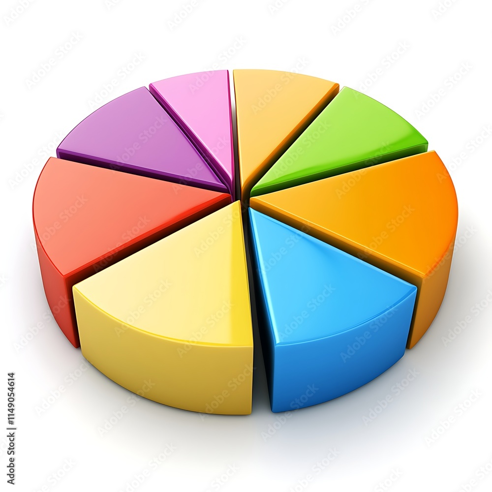 Obraz premium loan amortization table isolated on white background