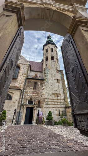Krakow Old Town St. Mary's Basilica Main Market Square St Florians gate and Barbakan Royal Castle St. Joseph's Church