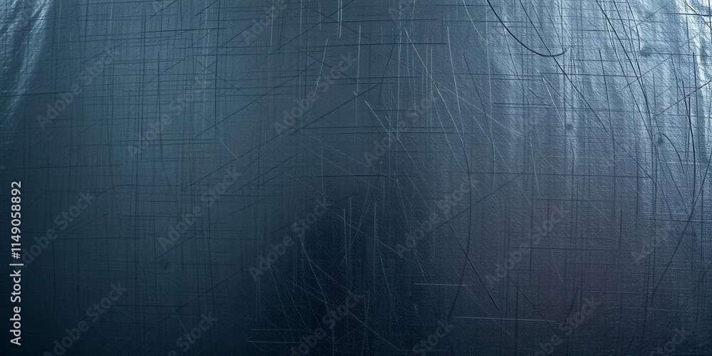Fototapeta premium A close-up of a textured metal surface with a shiny finish, perfect for use as a background in design projects or presentations, chrome, pattern, abstract