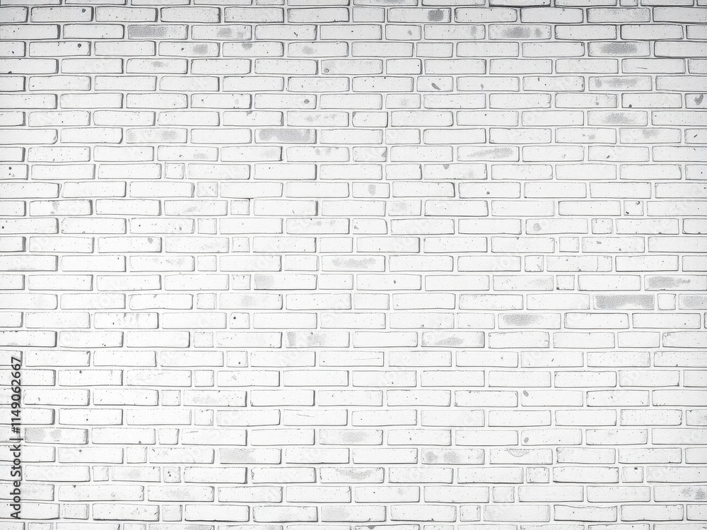 White brick wall with a textured surface suitable for backgrounds or design elements, rough, space White brick wall with a textured surface suitable for backgrounds or design elements, rough, space