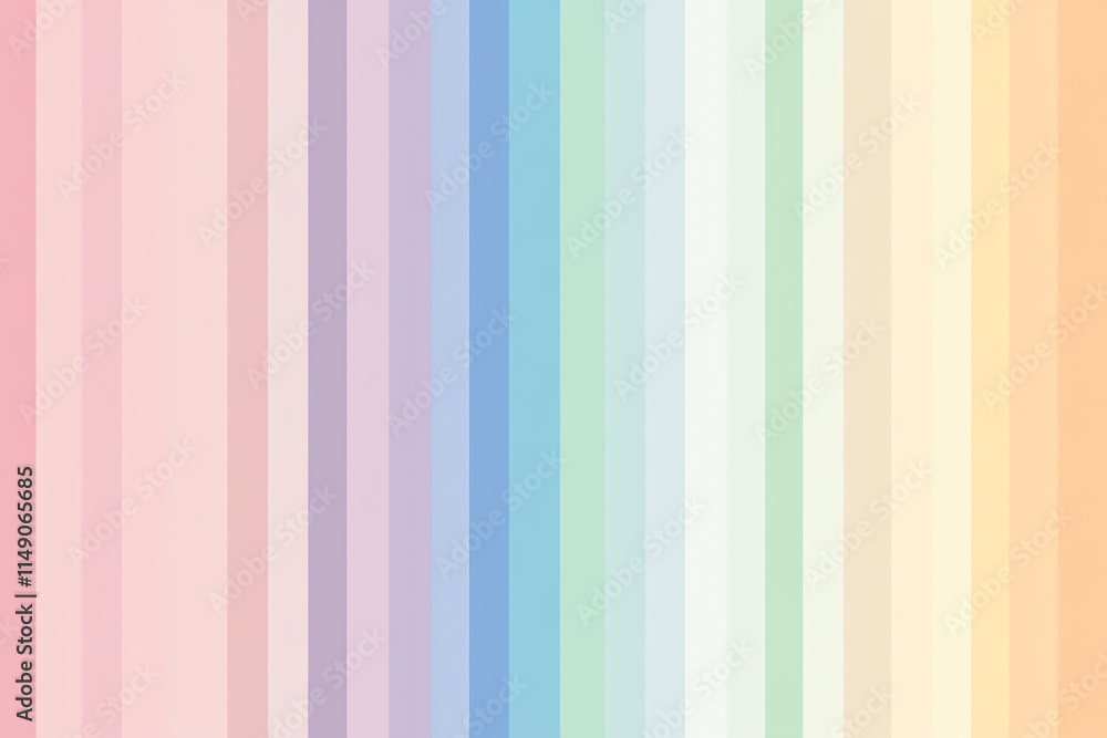 a vertical arrangement of soft pastel stripes blending pink yellow blue and green tones for a harmonious design
a vertical arrangement of soft pastel stripes blending pink yellow blue and green tones for a harmonious design